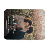 Magnet Flexible Créez votre propre photo Merci Mariage (Horizontal)