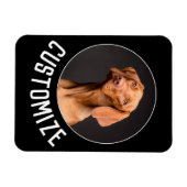 Magnet Flexible Créez votre propre photo ou image ou texte (Horizontal)