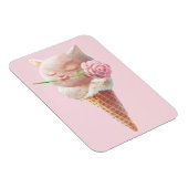 Magnet Flexible Crème de glace Kitty - Rosy & Dreamy (Côté Droit)