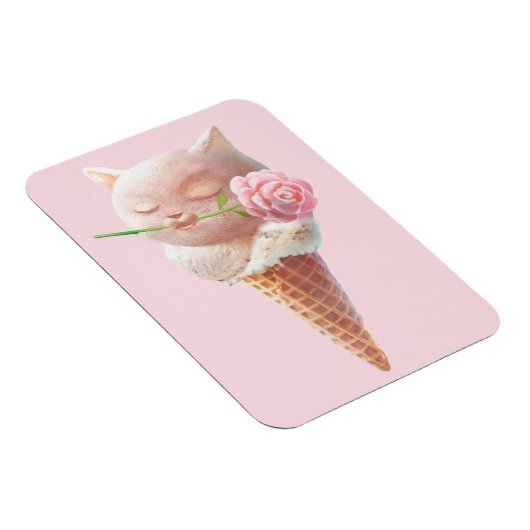 Magnet Flexible Crème de glace Kitty - Rosy & Dreamy (Côté Droit)