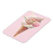 Magnet Flexible Crème de glace Kitty - Rosy & Dreamy (Côté Gauche)