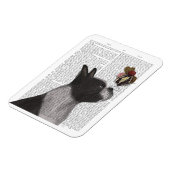 Magnet Flexible Crème glacée Boston Terrier (Côté Gauche)