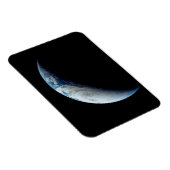 Magnet Flexible Crescent Terre De La Mission Apollo 4. (Côté Droit)