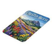 Magnet Flexible Crested Butte Colorado (Côté Gauche)
