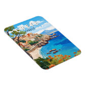 Magnet Flexible Crète Grèce Travel Art Vintage (Côté Droit)