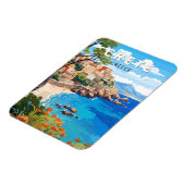 Magnet Flexible Crète Grèce Travel Art Vintage (Côté Gauche)