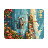 Magnet Flexible Crète Grèce Vintage (Horizontal)
