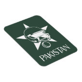 Magnet Flexible Cricket Pakistan (Côté Droit)
