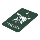 Magnet Flexible Cricket Pakistan (Côté Gauche)