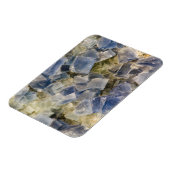 Magnet Flexible Cristaux fluorites bleus dans la matrice (Côté Gauche)