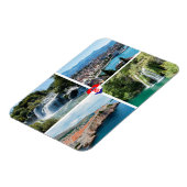 Magnet Flexible Croatie Beaux monuments Pittoresques - Europe (Côté Gauche)