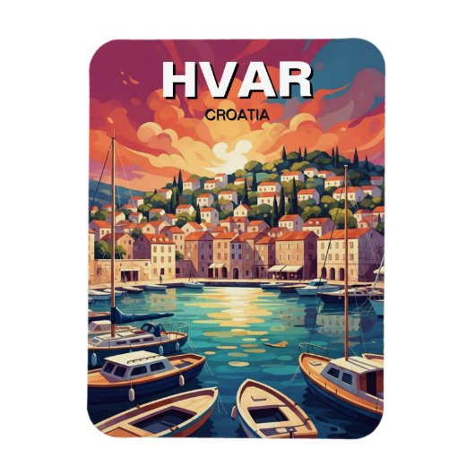 Magnet Flexible Croatie Hvar (Vertical)