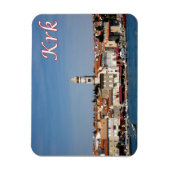 Magnet Flexible Croatie - Krk City - Veglia - (Vertical)