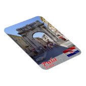 Magnet Flexible Croatie - Paola - Pola - Pula - (Côté Droit)