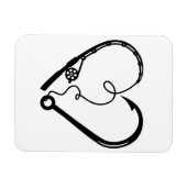 MAGNET FLEXIBLE CROCHET DE PÊCHE (Horizontal)