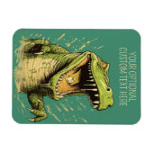 Magnet Flexible Crocodile de texte personnalisé (Horizontal)