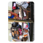 Magnet Flexible Crocodile Viande barbecue ... Restauration de rue  (Vertical)