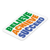 Magnet Flexible Croire atteindre l'objectif de motivation réussi (Côté Gauche)