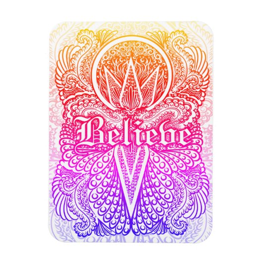 Magnet Flexible Croire - Citation de déclaration positive (Vertical)