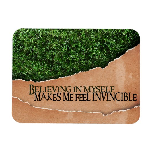 Magnet Flexible "Croire en moi" Motivation Affirmation Flexi (Horizontal)