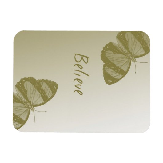 Magnet Flexible Croire les papillons (Horizontal)