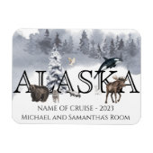 Magnet Flexible Croisière Alaska Croisière sur mesure Ours Porte d (Horizontal)