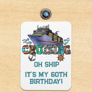 Magnet Flexible Croisière d'anniversaire Personnalisé Oh Ship