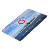 Magnet Flexible Croisière de retraite personnalisée avec marqueur (Côté Gauche)