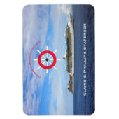 Magnet Flexible Croisière de retraite personnalisée avec marqueur (Vertical)