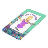 Magnet Flexible Croisière de vacances tropicales de dessin animé f (Côté Gauche)