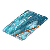 Magnet Flexible Croisière des Caraïbes - Turquoise Wake Photograph (Côté Gauche)