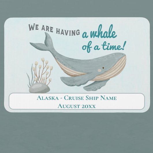 Magnet Flexible Croisière du Cabine de baleine de l'Alaska