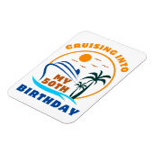 Magnet Flexible Croisière en mon bateau de 50e anniversaire (Côté Gauche)