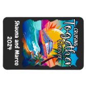 Magnet Flexible Croisière ensemble pour toujours Croisière Couple  (Horizontal)