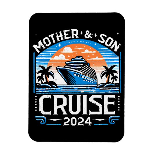 Magnet Flexible Croisière mère et fille 2024 (Vertical)