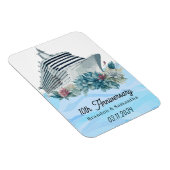 Magnet Flexible Croisière sur mesure 10e anniversaire Mariage Keep (Côté Droit)
