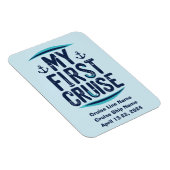 Magnet Flexible Croisière Vacances Ma première croisière personnal (Côté Droit)