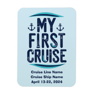 Magnet Flexible Croisière Vacances Ma première croisière personnal