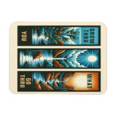 Magnet Flexible Croître par ce que vous allez par (Horizontal)