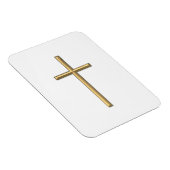 Magnet Flexible Croix "3-D" d'or (Côté Droit)