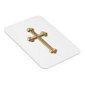 Magnet Flexible Croix "3-D" en or 2 (Côté Droit)