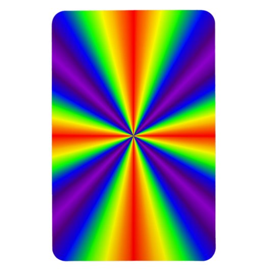Magnet Flexible Croix arc-en-ciel (Vertical)