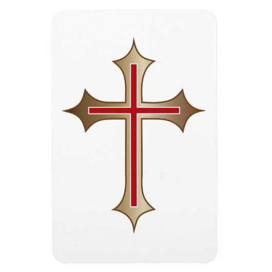 Magnet Flexible Croix chrétienne (Vertical)