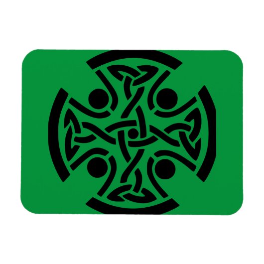 Magnet Flexible Croix chrétienne celtique (Horizontal)