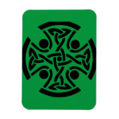 Magnet Flexible Croix chrétienne celtique (Vertical)