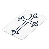 Magnet Flexible Croix chrétienne typique (Côté Gauche)