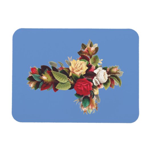 Magnet Flexible Croix de Rose (Horizontal)
