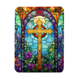 Magnet Flexible Croix en verre tendu