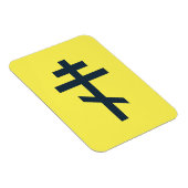 Magnet Flexible Croix orthodoxe à huit pointes, art dévotionnel sa (Côté Droit)
