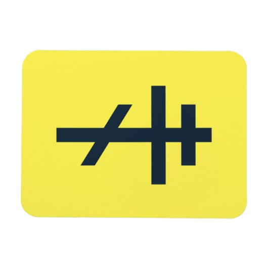 Magnet Flexible Croix orthodoxe russe (Horizontal)